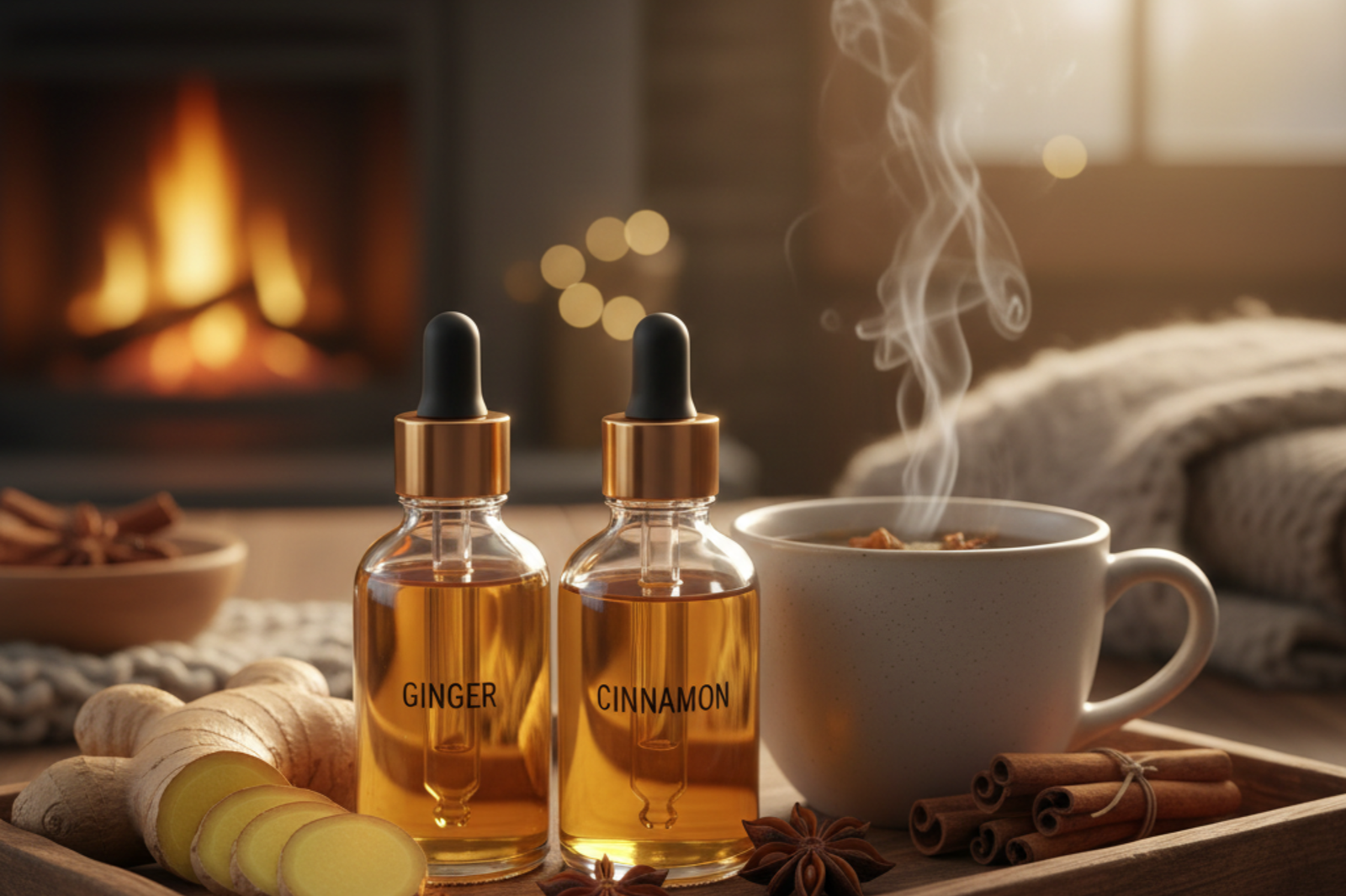 🌿 Les huiles essentielles incontournables de l’hiver