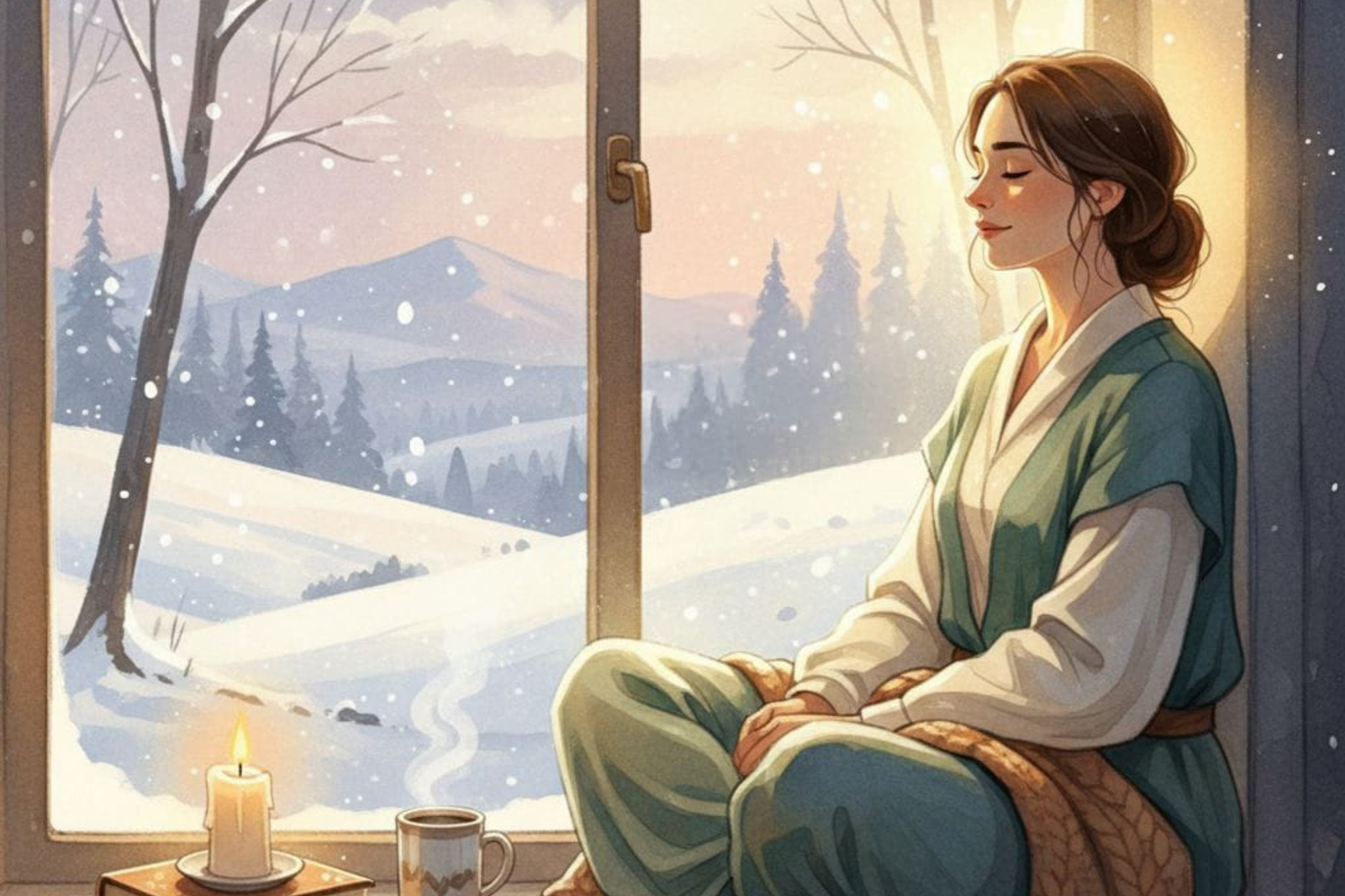 La lumière intérieure au Solstice d’Hiver : quand l’obscurité révèle notre flamme sacrée